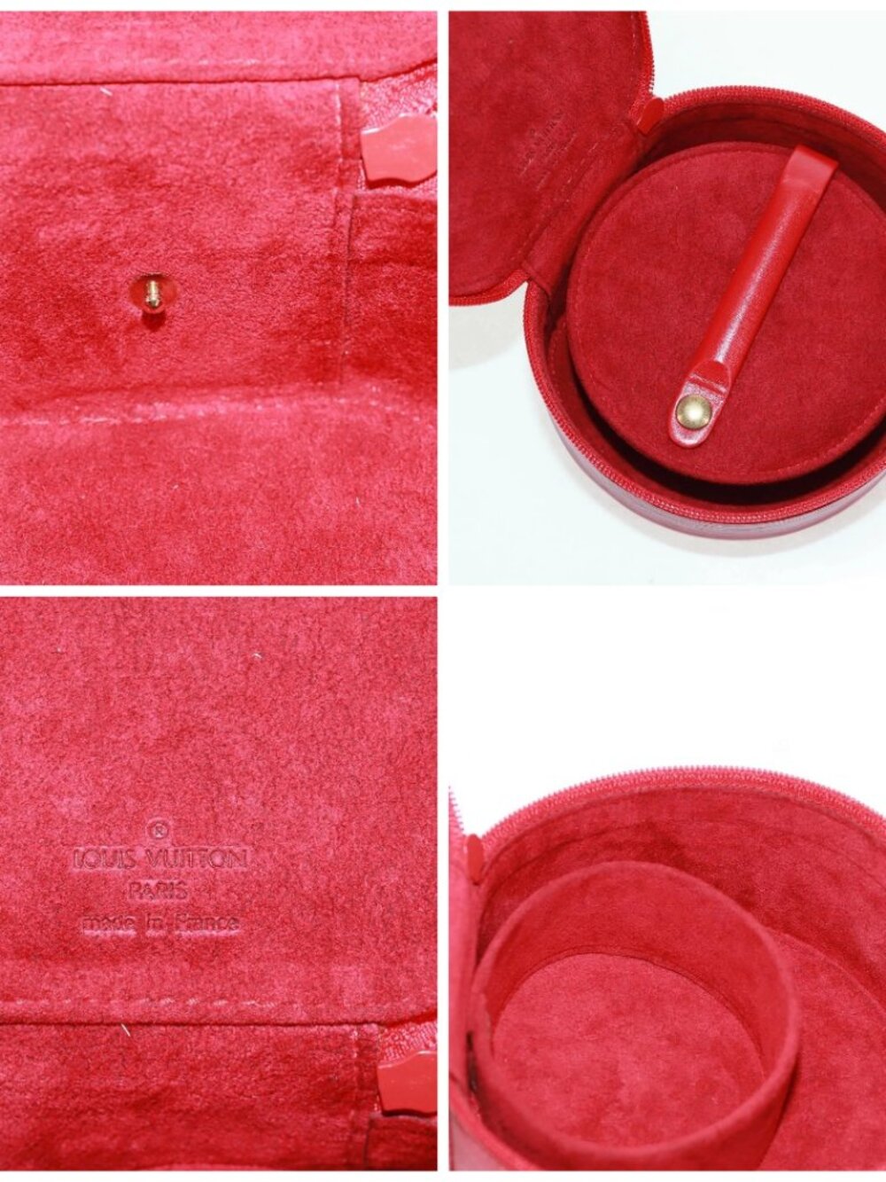 LOUIS VUITTON Epi Ecrin Bijoux 12 Jewelry Box Red M48207 LV Auth 159825V - Picture 15 of 16